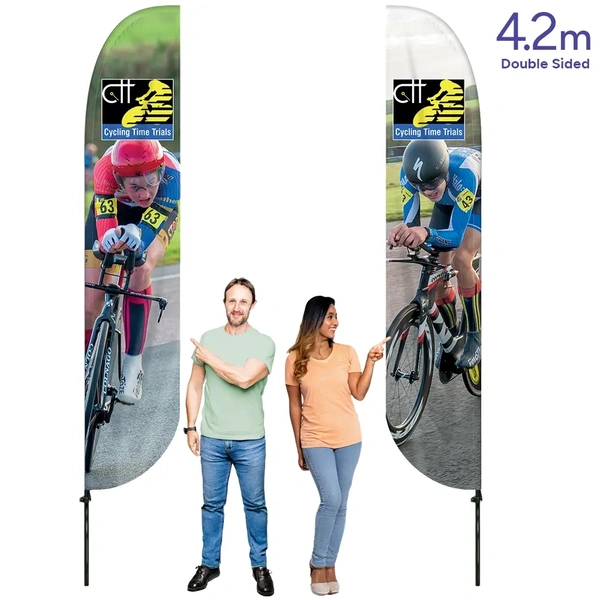  Sail Flag 4 2m Double Sided 